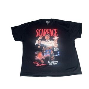Scarface Black Graphic T-Shirt (3X)